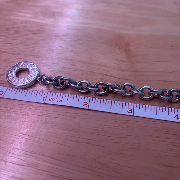 Women’s/Unisex TIFFANY & CO. 1837 Collection Toggle Link Bracelet in Sterling - Picture 5 of 12